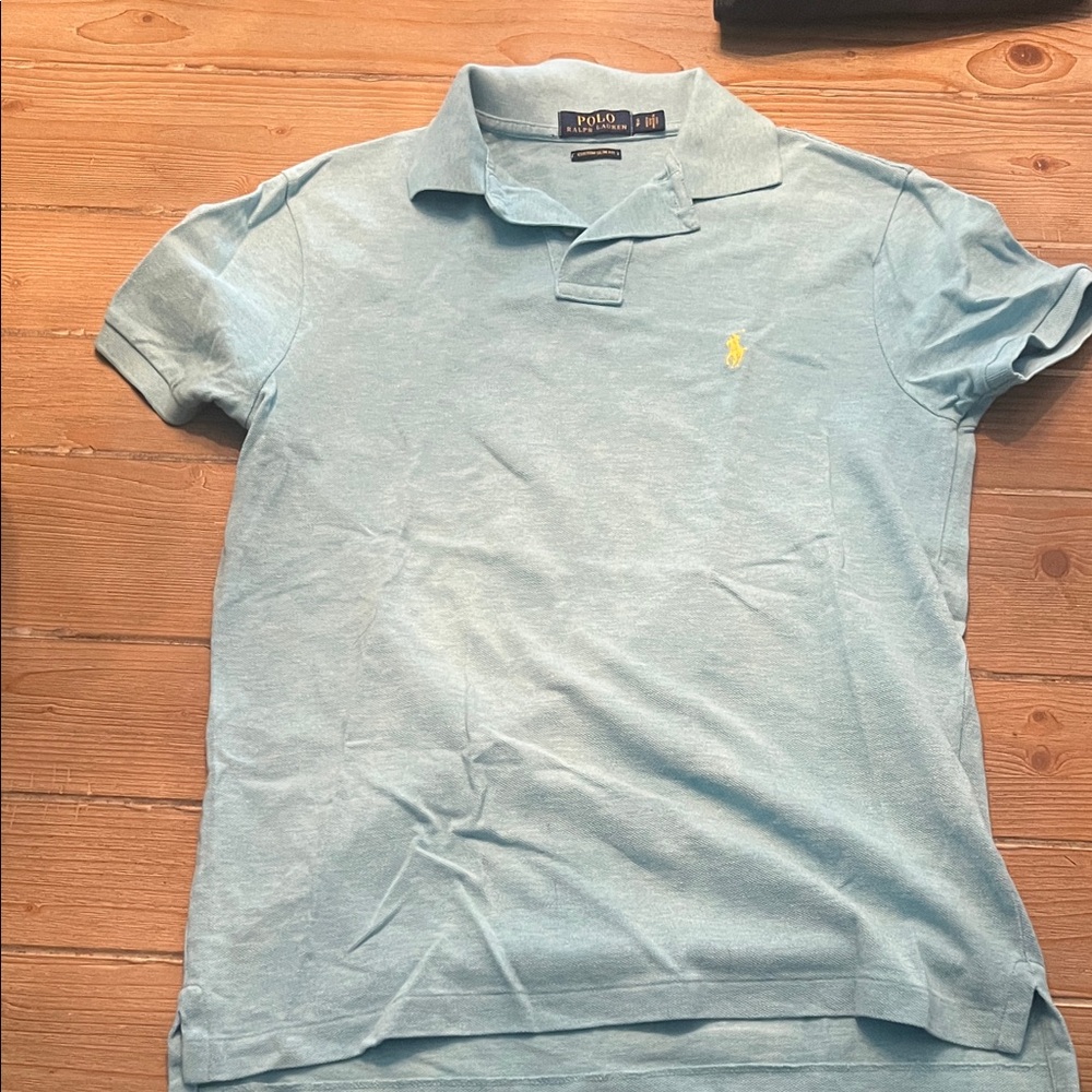 Polo by Ralph Lauren Men's Sky Blue Polo Shirt